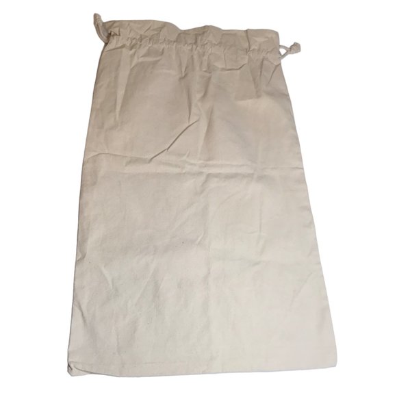 New JUMBO Canvas Tote Christmas Santa's Toy Bag "Believe" Gold Letters Cotton - Picture 5 of 9